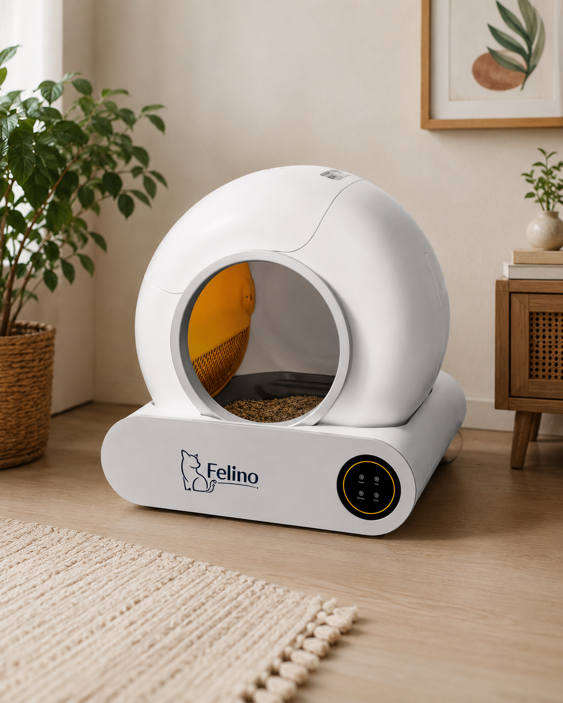 Litière Automatique Connectée Pour Chat