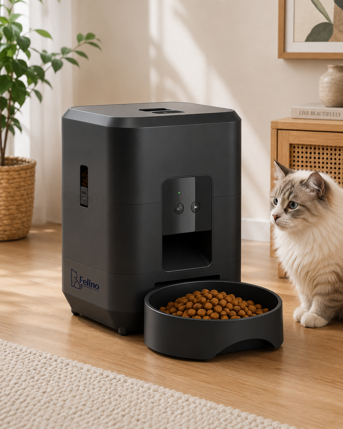Distributeur de croquette Intelligent Connecté